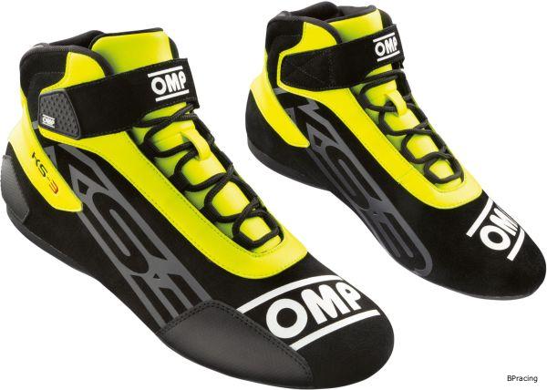 OMP KS-3 hobbi/gokart cipő (neonsárga) - BPracing.hu - webáruház, webshop